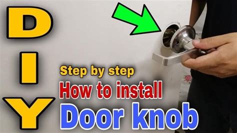 door knob tagalog|DIY How to Install Door Knob .